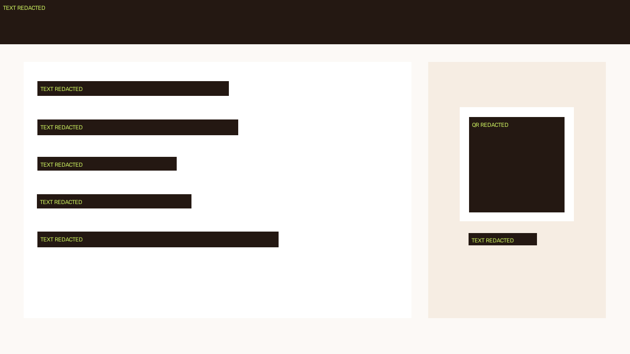 The same screenshot with visual secrets redacted